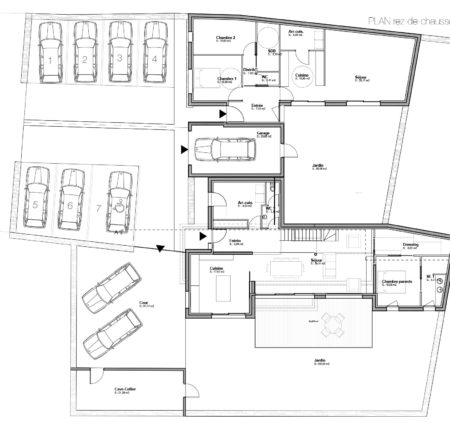 plan 2 maisons individuelles à Châteaubriant