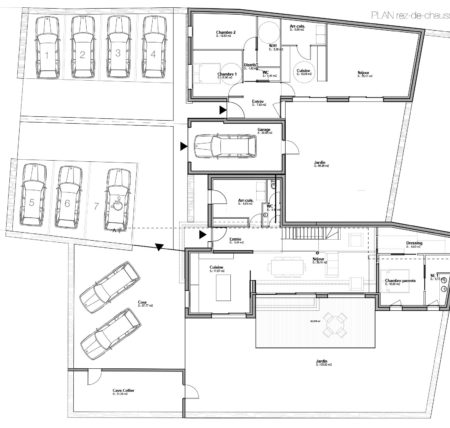 plan 6 logements intermédiaires à Châteaubriant