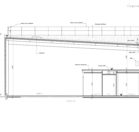 plan Atelier relais intercommunal AB2 Erbray