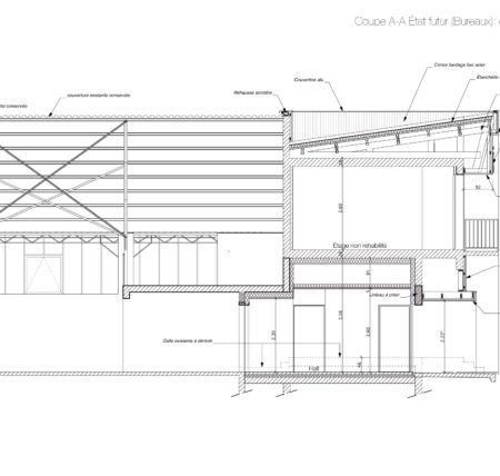 plan Atelier techniques municipaux à Erbray