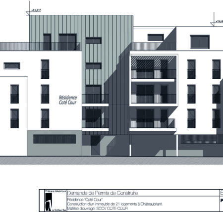 plan 22 logements collectifs à Châteaubriant