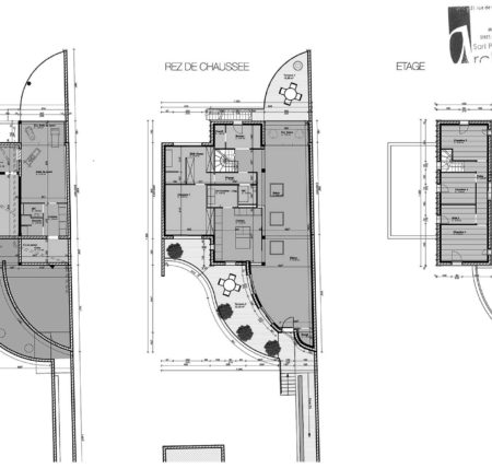 plan Extension d’une maison individuelle Châteaubriant