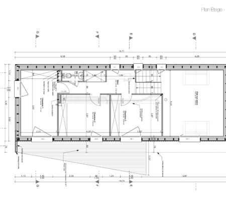 plan Maison individuelle à Rougé