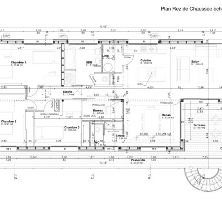 plan Maison individuelle à Saint-Senoux