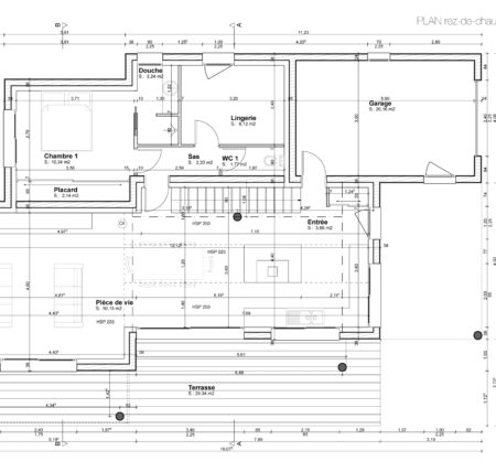plan Maison individuelle St Léger des Bois