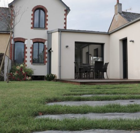 Rénovation/extension maison individuelle à Châteaubriant par Philippe Misériaux architecte à Châteaubriant