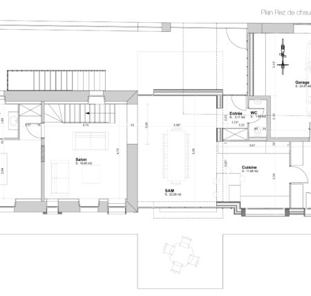 plan Rénovation maison individuelle à Châteaubriant