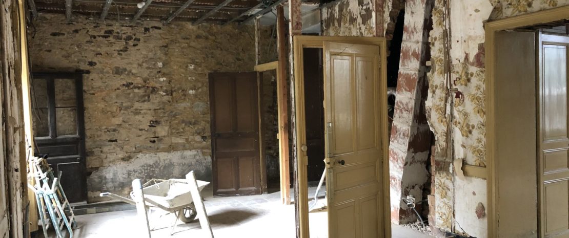 Projet de restauration d'une maison à châteaubriant